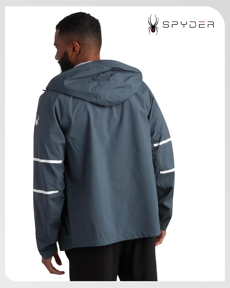 Amazon.com: Spyder Mens Rain Jacket - Waterproof Lightweight